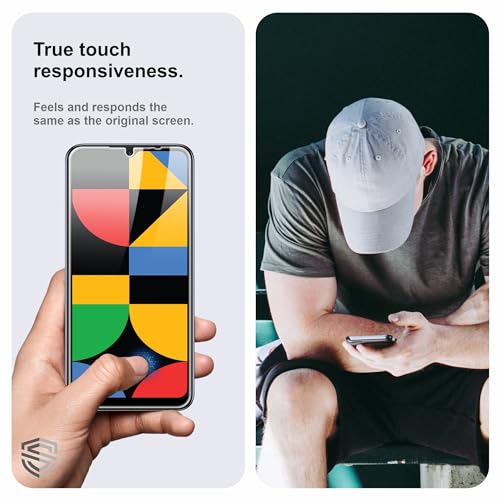 Image of Military-Grade Gorilla Tempered Glass For Redmi A2 Plus, A2, A1, 10A, 9 Active, 9i, 9i Sport, 9C, 9A, 9A Sport and Poco C31 (6.52 Inch) With Installation Kit | Black