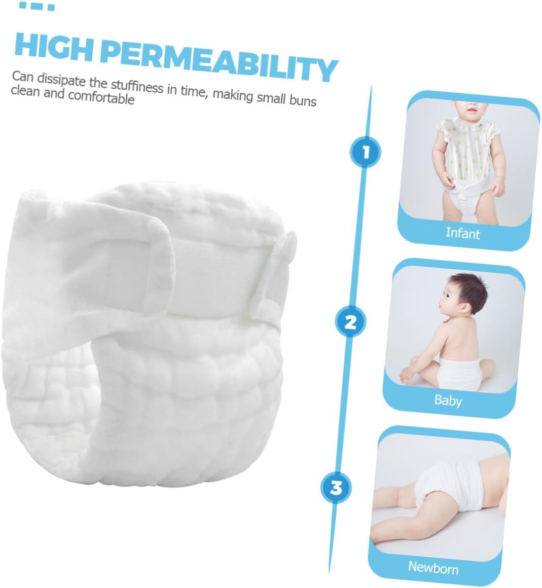 VICASKY 5pcs Newborn Baby Diapers Washable Reusable Diaper Inserts for Toddlers