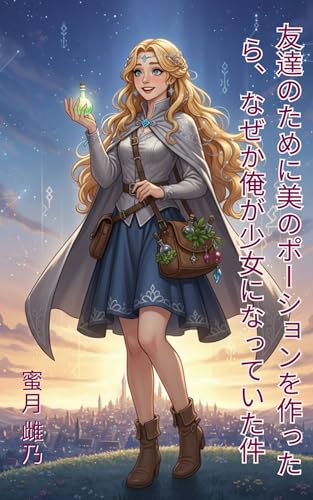 友達のために美のポーションを作ったら、なぜか俺が少女になっていた件: 魔法が導く、予期せぬ変身と新しい人生の始まり (魔法変身ファンタジー小説)