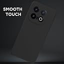 Pikkme Back Cover for iQOO 13 5G | Camera Protection | Shockproof Soft Matte Silicon Back Case (Black) gallery image