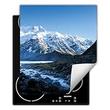 DarHaus Copri piano cottura induzione 45x52 cm Piastra di copertura per fornelli - Inverno - montagne