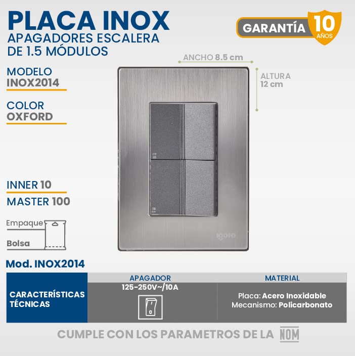 Listado y reviews de Interruptor de escalera para comprar online. 6 Imagen adicional