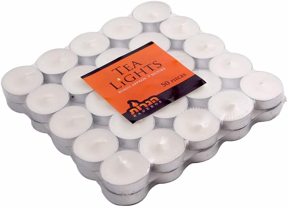 Unscented Tea Light Candles in Bulk, Good for Weddings and All Occasions - 200 Ct