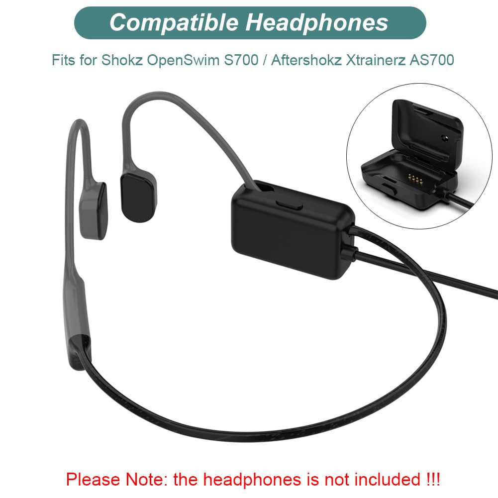 Amazon.com: Kissmart Charging Cable for Shokz OpenSwim S700