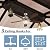 Aoxun 10' x 12' Outdoor Hardtop Gazebo Premium Polycarbonate Double - Roof Structure with Aluminum Frame, Complete with Privacy Curtains & Mosquito Netting for Backyard, Patio, Deck Parties (Brown)