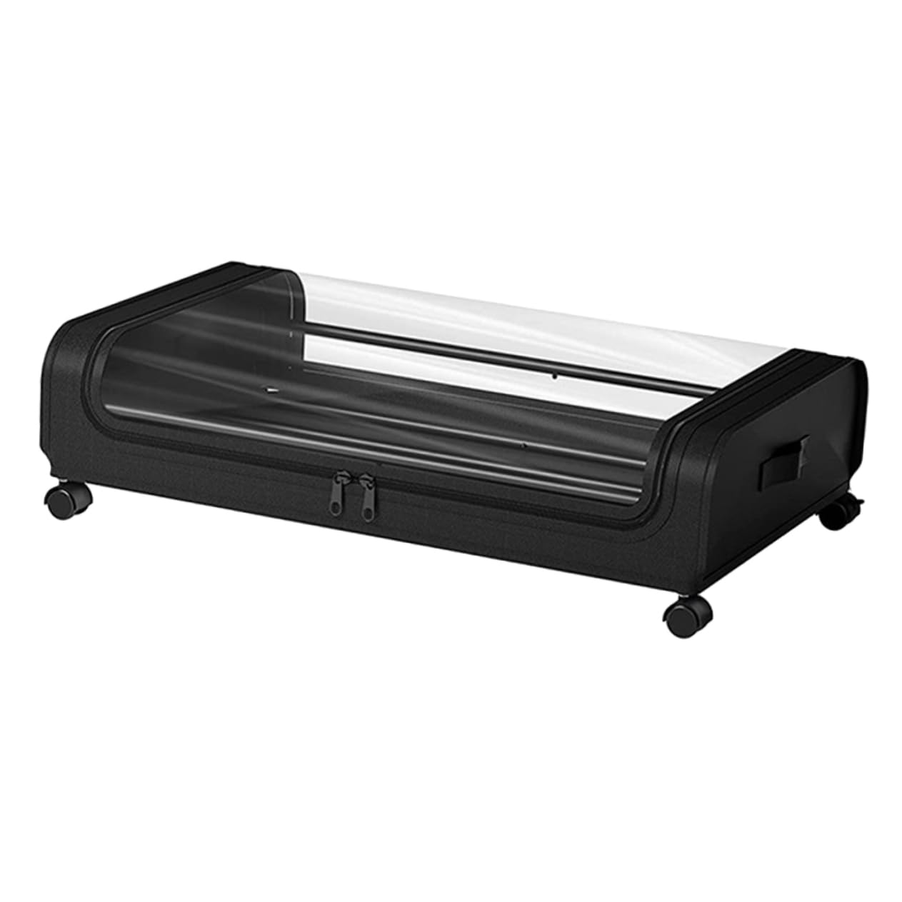Couvercle noir moderne pour boîte de rangement et organiseur lit