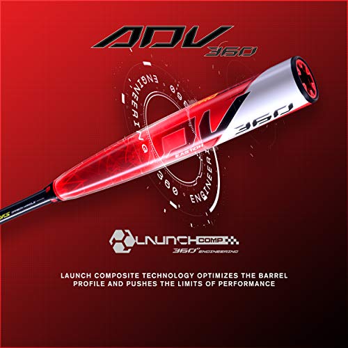 Easton Adv 360 -3 Bbcor Baseball Bat, 2 5/8 Barrel, 33/30, Bbb20Adv #TOP5