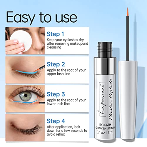 Eyelash Growth Serum, 2 Pcs Eyelash Enhancing Serum, Advanced Lash Boost Serum Eyelash Conditioner For Longer, Fuller & Thicker Lashes, Physician Developed & Cruelty Free (3Ml) #TOP6