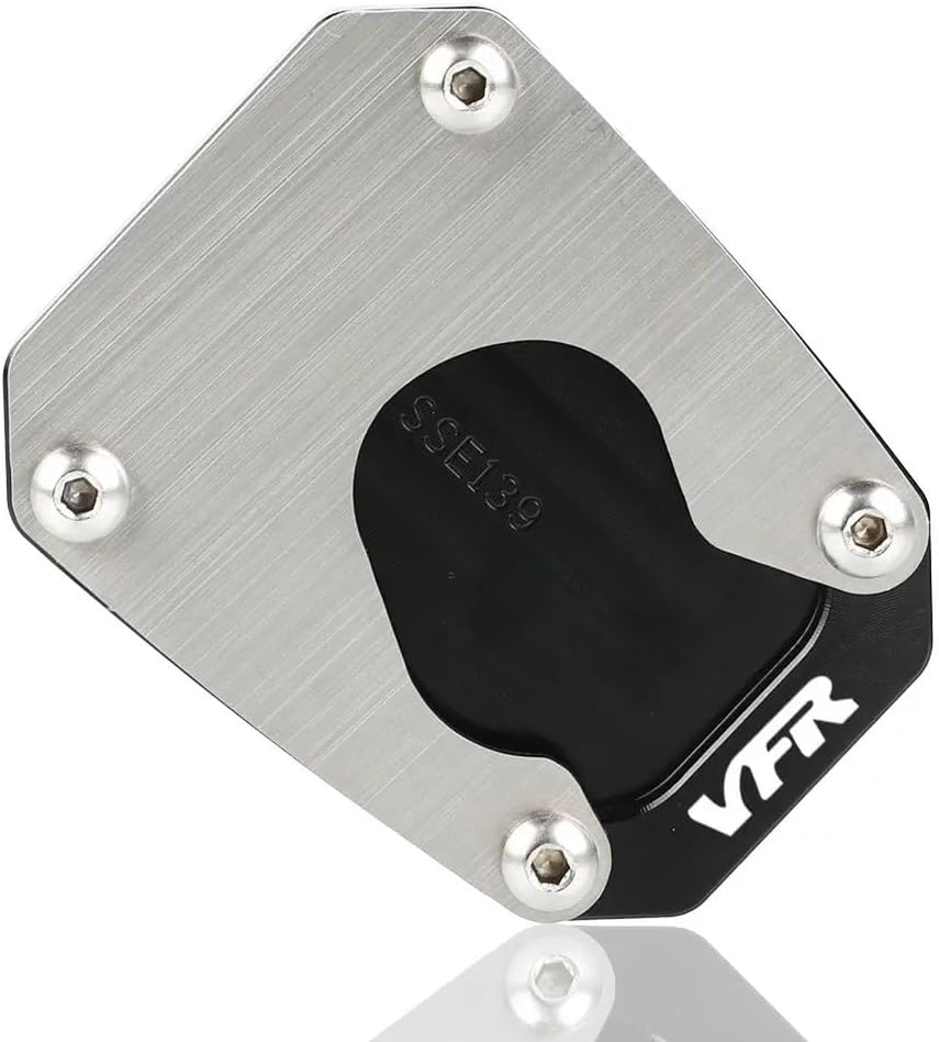 Motorcycle Foot Plate Pad for VFR1200X Motorcycle Side Stand Pad Plate DCT VFR 1200 VFR1200 Kickstand Enlarger Support Extension for Side Stand Foot