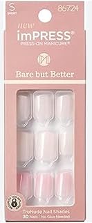 اظافر مانيكير بريس-اون من مجموعة بير بات بيتر من امبريس، يتم تركيبها بالضغط