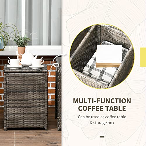 Outsunny 3-Piece PE Rattan Patio Furniture Set #TOP28
