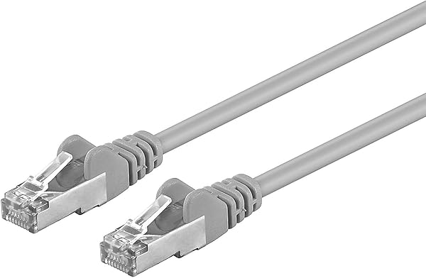 PremiumCord Netzwerkkabel, Ethernet, LAN & Patch Kabel CAT6a, 10Gbit/s, S/FTP PIMF Schirmung, AWG 26/7, 100% Cu, schnell flexibel und robust RJ45 kabel, grau, 5m - 4