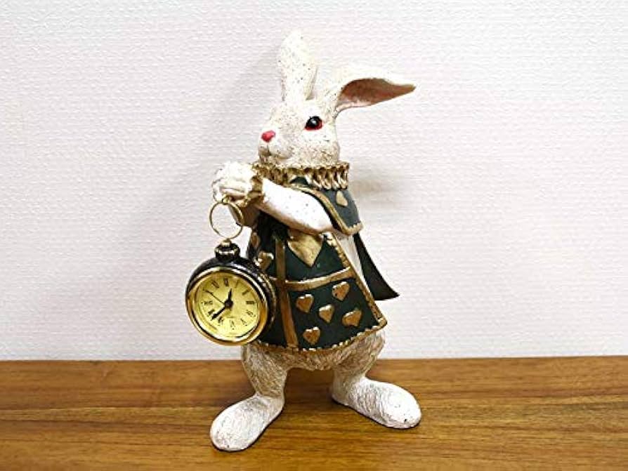 Amazon.co.jp: Rabbit Clock Time Keeper Trump Rabbit Watch