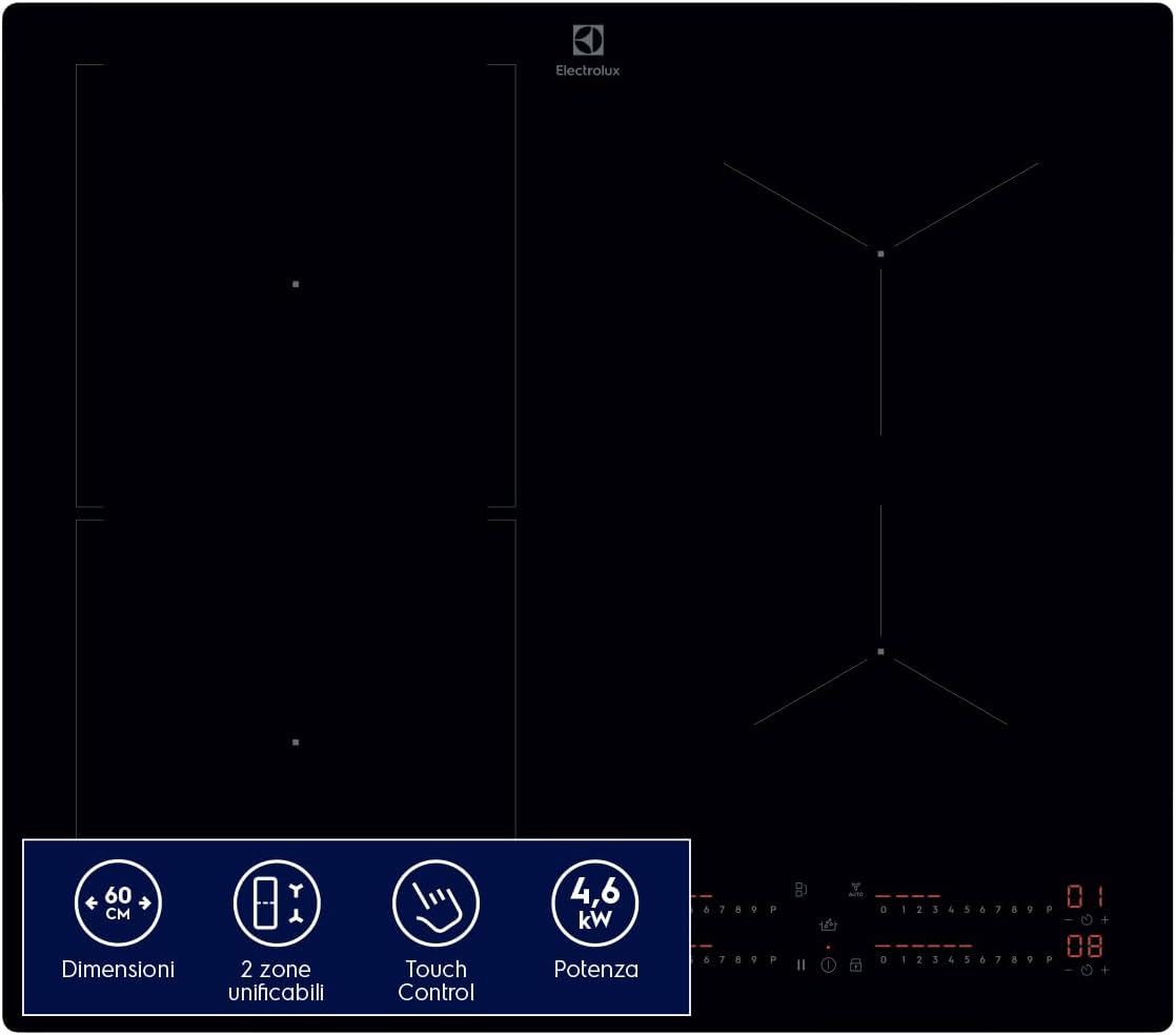 Electrolux LIL63443, encastrable de 60 cm con función Bridge y Hob2Hood
