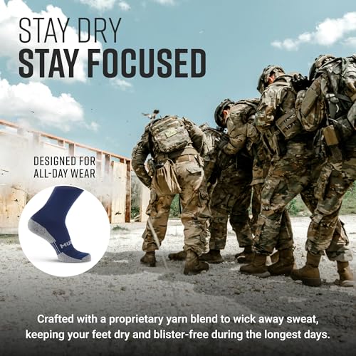 Image of MudGear Graduated Compression Socks, Durable, Sweat-Resistant OCR Performance Socks with Cushioned Footbed, Made in USA