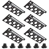 Energetic 7 Inch Retaining Wall Lights, Outdoor LED Step Lights, 4W Low Voltage Landscape Lighting, Waterproof Hardscape Lighting, 12V-24V AC/DC, 3000K Warm White, with Wire Breakers, FCC, 6 Pack