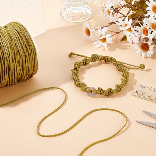 Fil en nylon robuste pour nœuds chinois sans s'effilocher 2mm