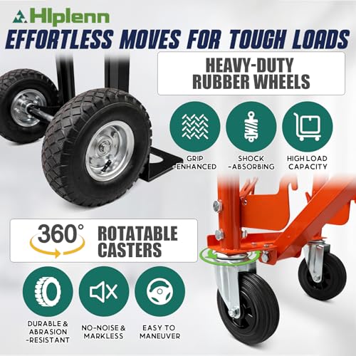 Carretilla convertible 4 en 1 plegable, capacidad 1000 lbs miniatura 3