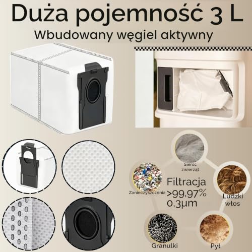 Akcesoria do Dreame L10s PRO Ultra Heat/L10s Ultra Gen 2 Mova E30 Ultra X30 Ultra mop/ściereczki X6; worek X4; filtr X4;