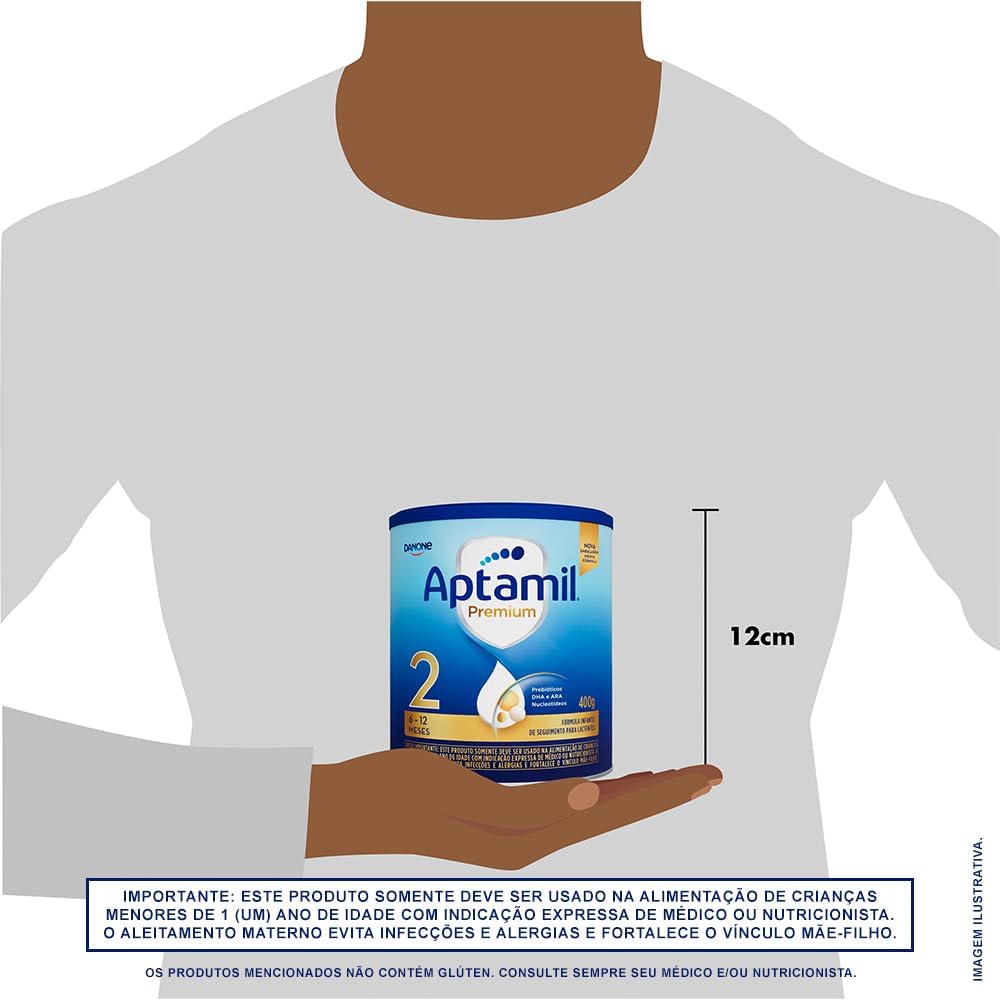 Fórmula Infantil: Aptamil Premium 2 400g - 6-12 meses