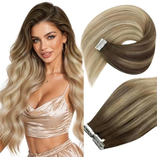 Ve Sunny Tape in Hair Extensions Human Hair Balayage