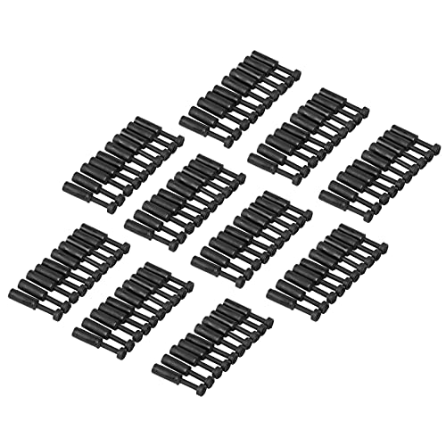 100 Peças Plugue Final Composto de Plástico 4pp Conector de Plugue de Tubo Encaixe Encaixes de Tubo