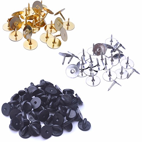 Fermoirs en caoutchouc PVC pour remplacer vos attaches de pin's perdues - 2
