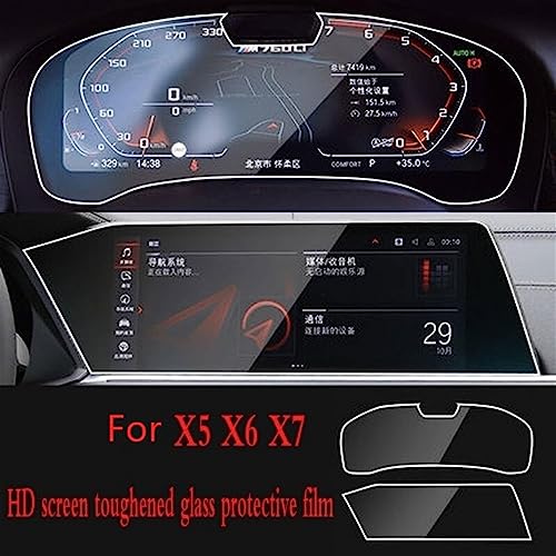 Verre trempé écran BMW évite reflets et traces navigation GPS X5 X6 X7 2020 - 2