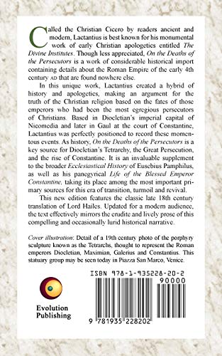 On the Deaths of the Persecutors: A Translation of De Mortibus Persecutorum by Lucius Caecilius Firm