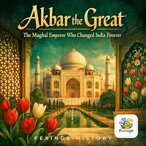 Akbar the Great: The Mughal Emperor Who Changed India Forever &mdash; Fexingo History cover art