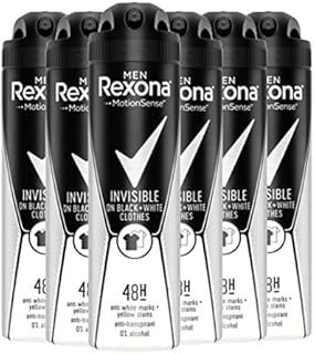 Rexona Men Antyperspirant w Sprayu, Ochrona Przez 48 Godzin, 6 x 150 ml