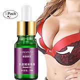 Breast Enlargement Essential Oil Firming Enhancement Cream Safe Fast Big Bust By Shouhengda (5 Bottle Pack)