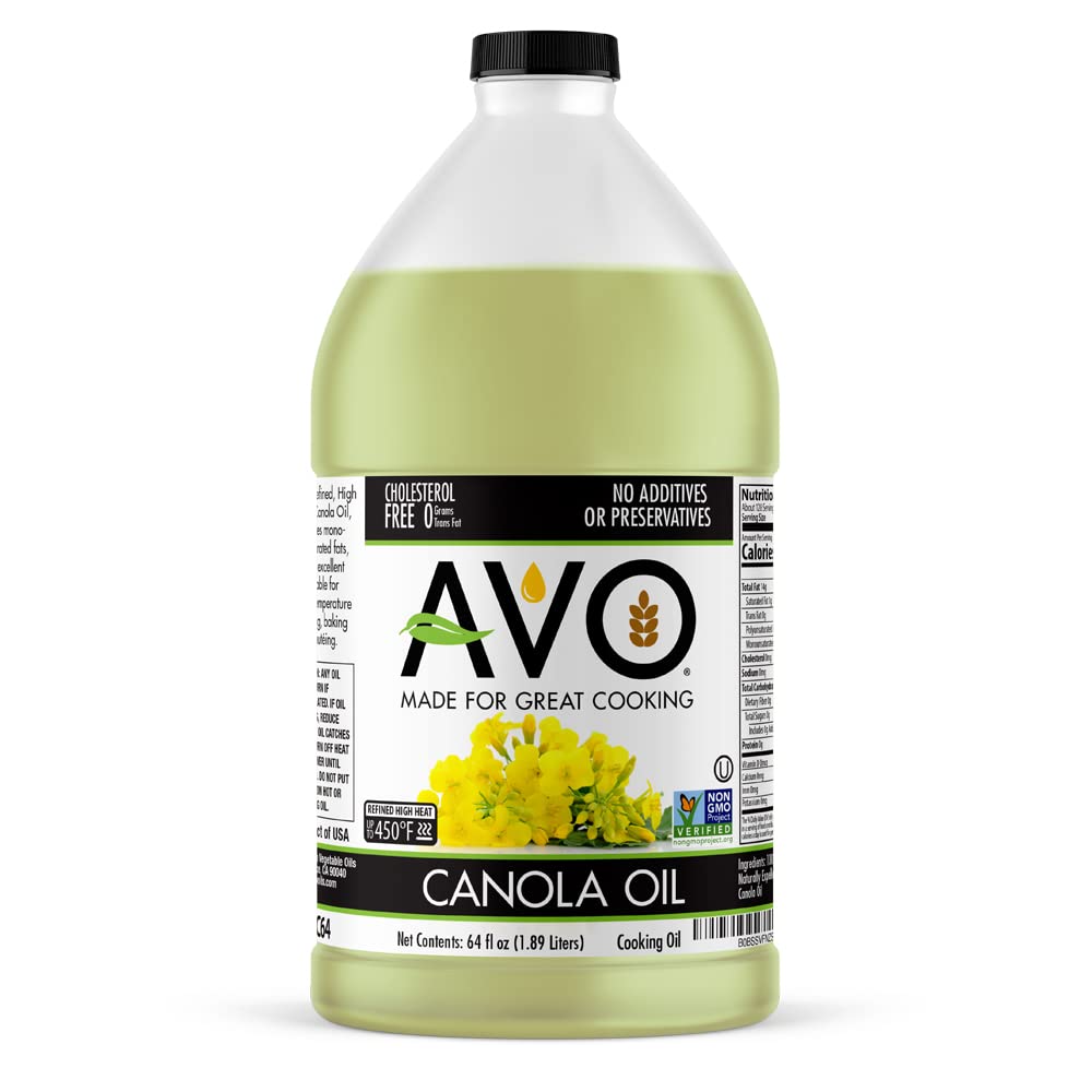 AVO NONGMO Certified Expeller Pressed Canola Oil 64 fl