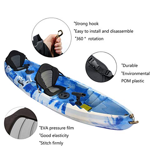 DeWin Dossier De Canoë Rembourré,Dossier De Siège De Canoë Dossier De Siège De Canoë Kayak Réglable Dossier De Siège De Canoë Kayak Réglable Pour Kayak