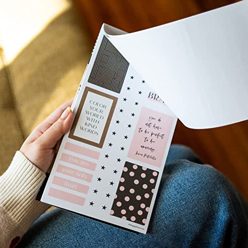 The Happy Planner Sticker Pack For Calendars, Journals And Projects –Multi-Color, Easy Peel – Scrapbook Accessories – Blushin' It Theme – 30 Sheets, 776 Stickers Total #TOP4