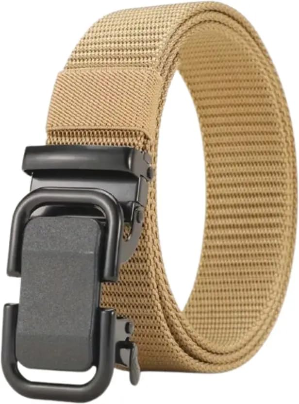 Tactical Military Belt, Nylon Web Belt with Quick-Release Buckle, Khaki, Adjustable Heavy Duty Canvas for Outdoor Activities-image-21
