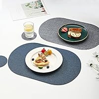 Set Di 6 Tovagliette Ovali Antiscivolo Resistenti Al Calore In Pelle Doppio Strato Impermeabili Facili Da Pulire Per Cucina Sala Da Pranzo Bar Ufficio Beige 89610276 Set Di 6 Tovagliette Ovali Antiscivolo Resistenti Al Calore In Pelle Doppio Strato Impermeabili Facili Da Pulire Per Cucina Sala Da Pranzo Bar Ufficio Beige 89610276