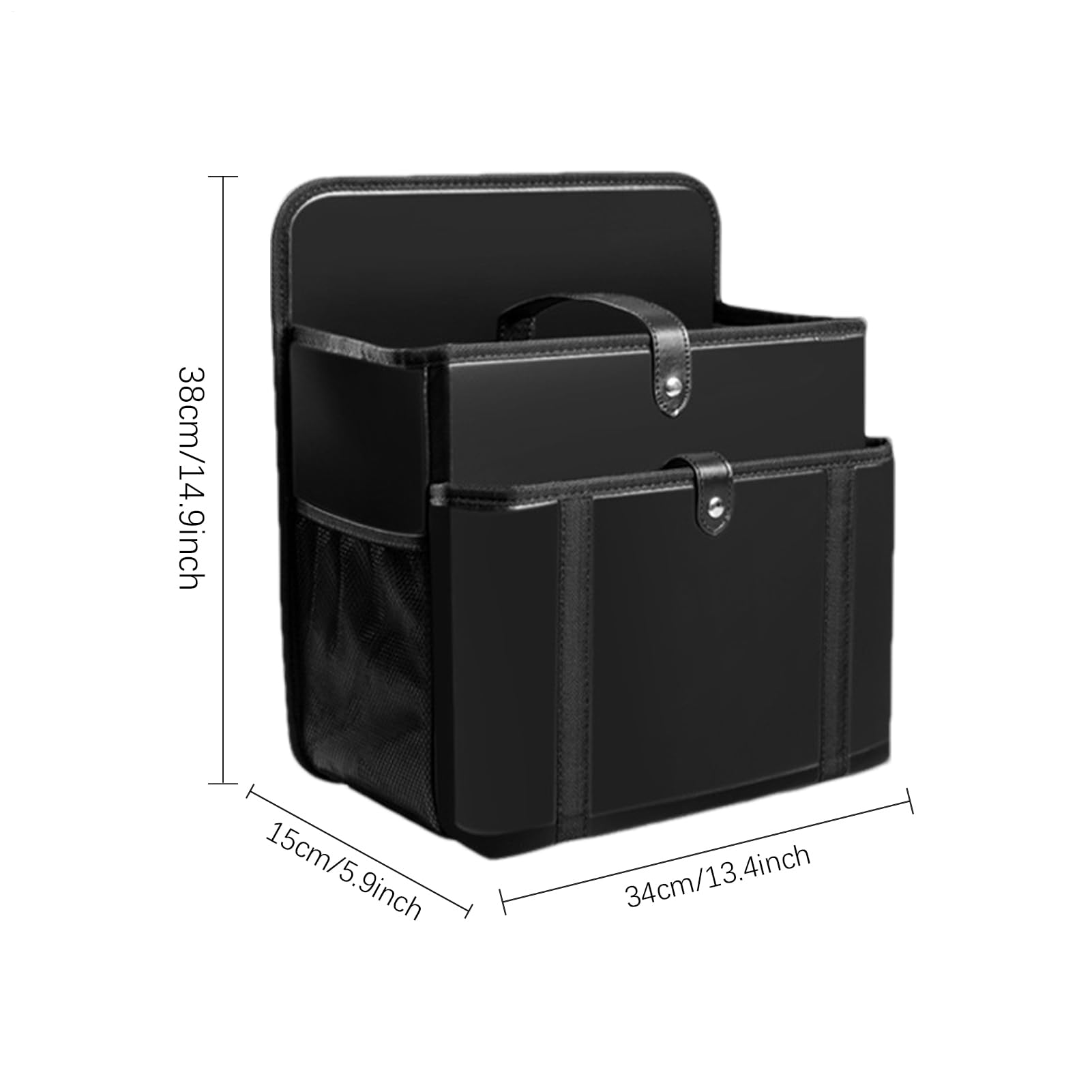 Organizzatore per sedile posteriore per auto, scatola di immagazzinaggio di grande capacità, organizer per auto dietro i sedili, per SUV, camion, veicoli, viaggi su strada, campeggio, spostamenti,
