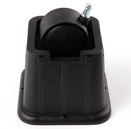 Miniatura 4 de C CRYSTAL LEMON Elevador de cama de 8 pulgadas, resistente, 8 piezas, elevadores de cama ajustables, 3 niveles de elevación en 3, 5, 8 pulgadas,