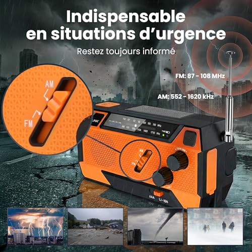 Radio d'应急 Extralink : panne d'électricité évitée grâce à la manivelle - 4