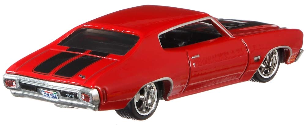 Hot Wheels Fast & Furious 1970 Chevrolet Chevelle 7 cm Czerwony