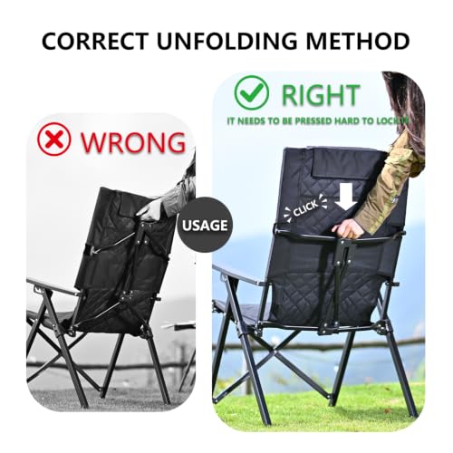 ARURU 2-in-1 Reclining Camping Chair, Portable Folding Beach Lounge Chair with Footrest & Adjustable Backrest, Comfortable Lawn Chair for Adults Heavy Duty with Cup Holder for Outdoor Poolside Sports by ARURU - Image 8