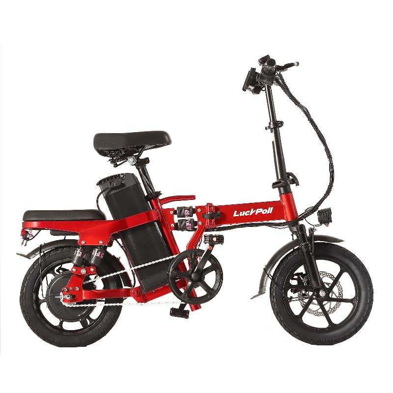 Image of LuckRoll Foldable Electric Bike for Adults - 2000W /1000W, 40 /28MPH, 52V 25Ah, 48V 15Ah,60-80mi Range, Removable Battery, UL2849 Certified Commuter E-Bike