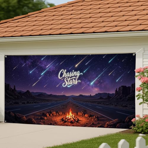 Cubierta de garaje Chasing Stars con patrón estrellado de alta gama 4