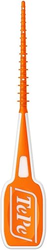 Miniatura 2 de TePe Púas de hilo dental, palillos de dientes, palitos de hilo dental, EasyPicks XSS, naranja, paquete de 36