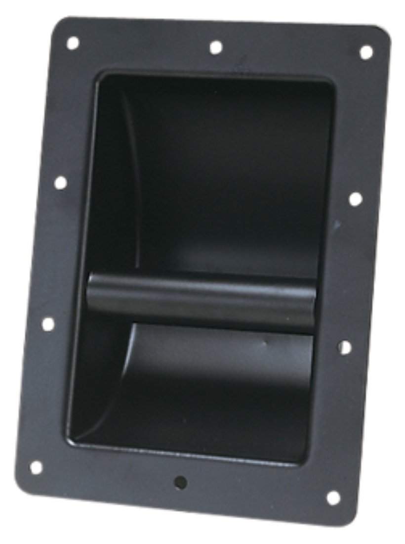 L098BD Black Heavy Duty Metal Recessed Bar Handle