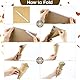 VORHOT Konfetti Hochzeit Kegel - 60 Stück Halter mit 2 Kraftpapier Kegelhalter - Vintage Dekoration für Blütenblätter Party, Unifarben