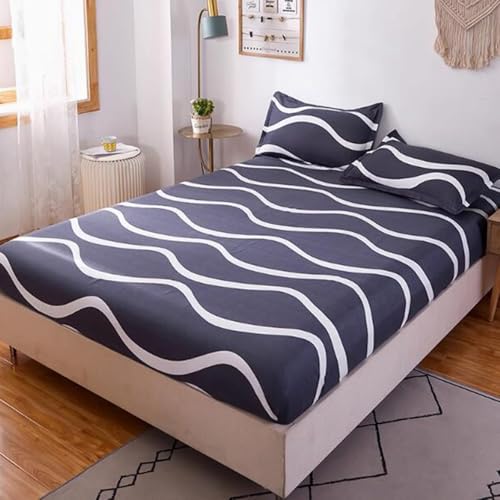 Fzigenle �{�b�N�X�V�[�c �V���O�� �L�т�V�[�c �̂т̂т҂����� �J���[b �t�B�b�g�V�[�c �R�ۖh�L �ʋC�� �x�b�h�V�[�c �}�b�g���X�E�~�ӂƂ񌓗p �x�b�h�J�o�[ 120*200 �}�b�g���X�J�o�[ �I�[���V�[�Y�� �z������ ���E�ȒP �ې􂢉\