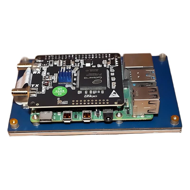 VIDOO Módulo AD9866 Radio Definida por Software V2.0 para Raspberry PI4B RPI4B Radio Berry-Módulo Placa + Raspberry Pi + Pantalla Pantalla