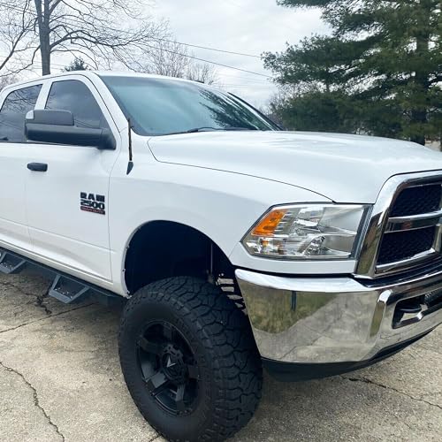 Image of BASIKER Short Antenna Fit for2009-2026 Dodge Ram 1500 2500 3500 Accessories | Fit for Truck Ram Classic Warlock, Car Wash Proof Antenna Replacement, Screw Included, Upgrade Radio Signal, 7 Inch Spiral